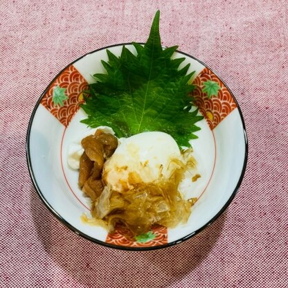 梅干しを添えるだけでガラリと味が変わり、夏の朝食にいいですね！ご馳走様でした♪